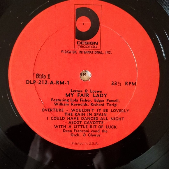 My Fair Lady vinyl album Dean Franconi conducting - Picture 3 of 7